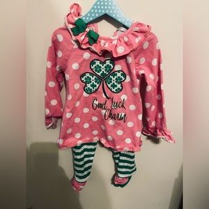 Rare Editions St Pattys Day size 5 outfit